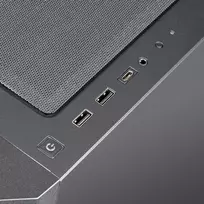 korpusas silverstone - Kompiuterio korpusas SilverStone Seta H1, juoda - 9 nuotrauka