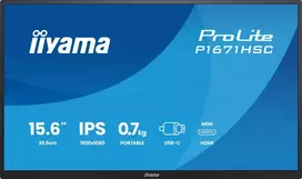 iiyama prolite - iiyama ProLite P1671HSC-B1 15.6", IPS, FHD, nešiojamas monitorius - 3 nuotrauka