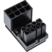 8pin - Adapteris InLine 26638E, 189 g, juoda - 3 nuotrauka