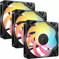 Corsair RS120-R ARGB PWM 120mm Black 3-pack