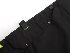 pesso kelnes - Darbo kelnės Pesso Canvas HI-VIS, pilkos - 3 nuotrauka