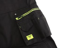 pesso kelnes - Darbo kelnės Pesso Canvas HI-VIS, pilkos - 8 nuotrauka
