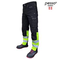 pesso kelnes - Darbo kelnės Pesso Canvas HI-VIS, pilkos - 22 nuotrauka