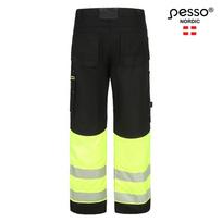 pesso kelnes - Darbo kelnės Pesso Canvas HI-VIS, pilkos - 24 nuotrauka