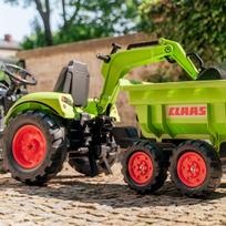 mini traktoriui priekaba - Traktorius Falk Claas, žalias - 11 nuotrauka