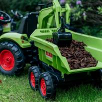 mini traktoriui priekaba - Traktorius Falk Claas, žalias - 12 nuotrauka