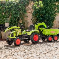 mini traktoriui priekaba - Traktorius Falk Claas, žalias - 13 nuotrauka