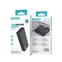 power bank 20000mah 22.5w - BWOO BO-P44 20000mAh 22.5W juodas (black) - 2 nuotrauka
