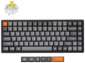 75 klaviatura - Keychron K2 Max 75% Banana Switch RGB Juodas (Black) - 2 nuotrauka