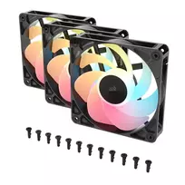 120mm argb pack - Corsair RS120-R ARGB PWM 120mm Black 3-pack - 2 nuotrauka
