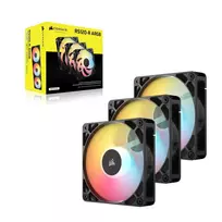 120mm argb pack - Corsair RS120-R ARGB PWM 120mm Black 3-pack - 7 nuotrauka