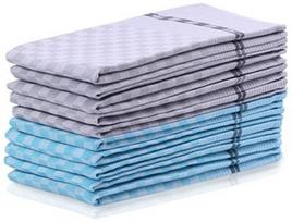 DecoKing Louie Kitchen Towels 50x70cm Turquise/Gray