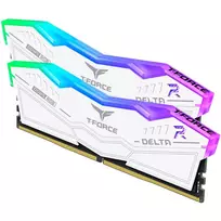 6000 32gb - Team Group T-Force Delta RGB White 32 GB, DDR5, 6000 MHz, CL30, 2x16 GB - 2 nuotrauka