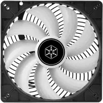 80mm ventiliatorius - SilverStone Air Penetrator 184i ARGB 180mm Black - 5 nuotrauka