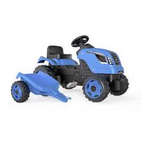 paspiriamos masineles - Smoby Tractor XL su priekaba, mėlynas (Blue) - 6 nuotrauka