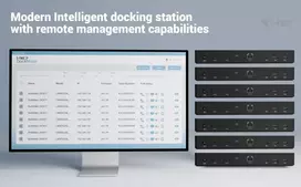 usb c usb c dp - i-tec Thunderbolt 4 Intelligent Dual Display Docking Station Power Delivery 90W 2x DP Video TB AUDIO LAN USB-A 10Gbps USB-C 10 Gbps Kensington lock ,  TB4INTGDUAL4KDOCPD - 3 nuotrauka