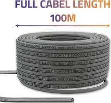 cat6 kabelis - Qoltec 54560 UTP Patchcord Cable CAT6 Copper Cu 100m Pilkas (Grey) - 3 nuotrauka