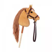 hobby horsing - HOPPIHORSE Minkštas žaislas ant kiju A3 Kaštoninis (Chestnut) - 4 nuotrauka