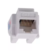 lsa - Lanberg Cat 6 UTP RJ45 - LSA 90° Keystone Module - 4 nuotrauka