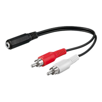 audio rca laidas - Goobay Audio cable adapter, 3.5 mm 50092 - 2 nuotrauka