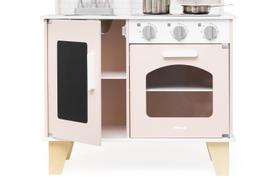 medine virtuvele - Viga PolarB medinė virtuvėlė su šviesomis ir garsais, rožinė (Pink) - 3 nuotrauka