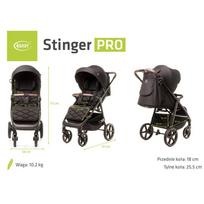 sportinis vezimelis - Sportinis vežimėlis 4Baby Stinger Pro, juodas - 6 nuotrauka