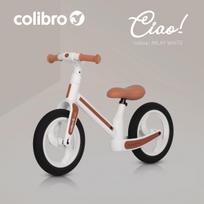 dviratukai vaikams - Balansinis dviratukas Colibro Ciao Milky White Baltas - 16 nuotrauka