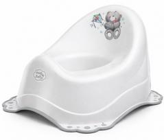balta meska - Naktipuodis Maltex Bear, baltas/pilkas - 2 nuotrauka