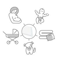 vienkartiniai paklotai - BABYONO kūdikio pervystymo paklotai 12 vnt. 40x60 513/12 - 3 nuotrauka