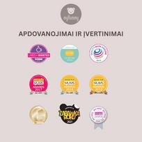 baltasis triuksmas - myHummy pliušinis migdukas zuikis, rožinis (Pink), 5in1 - 6 nuotrauka