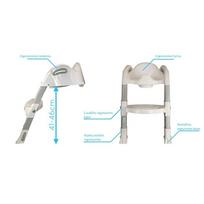 tualeto sedyne - Tualeto sėdynė su laipteliu Thermobaby Kiddyloo,Grey Charme - 5 nuotrauka