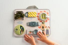 zaislu pultelis - Taf Toys Snap 'n Learn veiklos lenta mokomasis žaislas 18 m+ - 3 nuotrauka