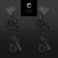 cavoe axo sportinis vezimelis - Cavoe Sportinis vežimėlis Axo Shine, Boho Green - 5 nuotrauka