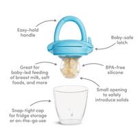 maisto maitintuvas - MUNCHKIN silikoninis maitintuvas Baby Food Feeder 4m+ 011492 - 3 nuotrauka