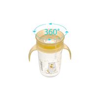 vaikiski - AKUKU neišsiliejantis puodelis 360°, 240 ml, Geltona (Yellow) - 5 nuotrauka