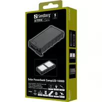 10000 power bank - Sandberg 421-23 Solar Powerbank CampLED 10000 - 2 nuotrauka