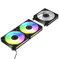 120mm argb pack - Arctic BioniX P12 A-RGB 120mm Black (juodas), 3 vnt. - 6 nuotrauka