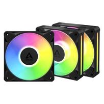 120mm argb pack - Arctic BioniX P12 A-RGB 120mm Black (juodas), 3 vnt. - 7 nuotrauka