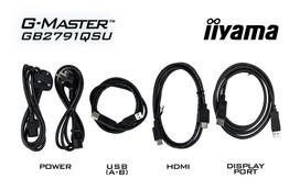 monitoriai 2k qhd - iiyama G-MASTER GB2791QSU-B1 27", IPS, QHD, 320Hz - 2 nuotrauka