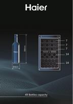 vyno saldytuvas - Haier HWS49GA - 10 nuotrauka
