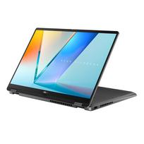 intel core ultra 5 - Asus Vivobook 14 Flip TP3407SA-SG146W Ultra 5 226V, 16 GB, 512 GB, 14", Intel Arc Graphics, Pilkas (Grey) - 9 nuotrauka