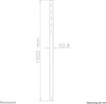 tv 150 cm - 150 CM EXTENSION POLE FOR FPMA-C200BLACK/C400BLACK/PLASMA-C100BLACK - BLACK - 3 nuotrauka