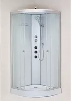 Hidromasažinė dušo kabina LUKA 90 LPS Jet, 90 cm x 90 cm x 215 cm, skaidrus stiklas