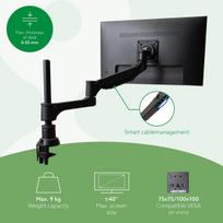 4 monitoriu stovas - MONITOR ACC ARM CAPARO SINGLE/RGOVLCA4SI R-GO TOOLS - 3 nuotrauka