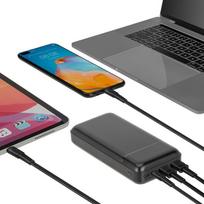 power bank 20000mah 22.5w - RIVACASE VA2102, 20000mAh, 22.5W, juodas - 9 nuotrauka