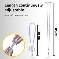 60w type c - CABLE USB-C TO USB-C 1.65M/LANYARD PURPLE 7991003 INTENSO - 2 nuotrauka