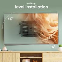 telefono stovas - TV SET ACC WALL MOUNT/40-75"/BLACK M6L-B ONKRON - 4 nuotrauka