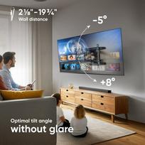 telefono stovas - TV SET ACC WALL MOUNT/40-75"/BLACK M6L-B ONKRON - 6 nuotrauka