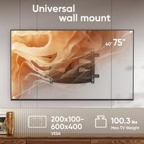 telefono stovas - TV SET ACC WALL MOUNT/40-75"/BLACK M6L-B ONKRON - 8 nuotrauka