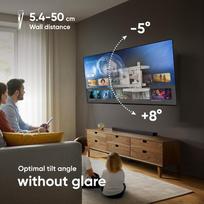 televizoriaus stovas laikiklsi tv stovas - TV SET ACC WALL MOUNT/40-75"/WHITE M6L-W ONKRON - 2 nuotrauka
